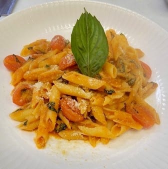 Filetto pomodoro pasta.